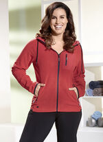 Fleecejacke von «LPO» HELLROT