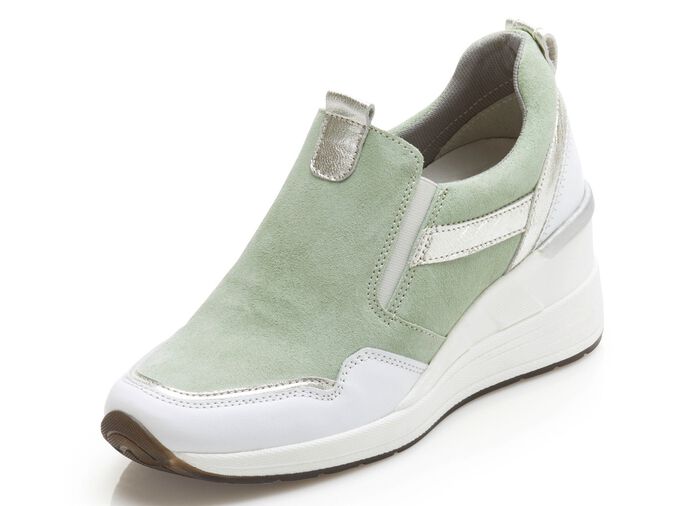 ELENA EDEN Slipper mit herausnehmbarem Fussbett MINT