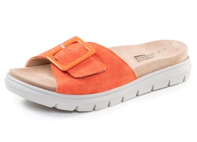 ELENA EDEN, stylische Damen-Pantoletten, Weite H, mit herausnehmbarem Fussbett 
