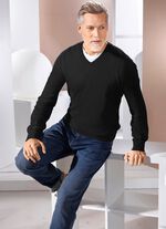 Klassischer V-Pullover in 4 Farben 