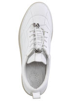 Gemini Sneaker mit dekorativer Steppung WEISS