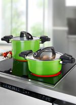 Energiespartopf mit Niedrigdruck-Schnellkochtopfdeckel 