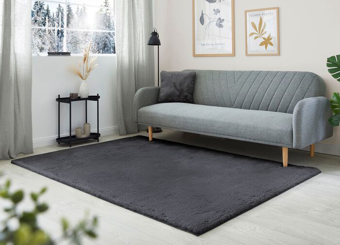 Br&uuml;cken und Teppiche f&uuml;r ein Gef&uuml;hl wie auf Wolken ANTHRAZIT