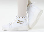 ELENA EDEN, sytlische Damen-Boots, Weite H, mit herausnehmbarem Fussbett WEISS