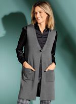 Gilet mit dekorativem Verschluss 