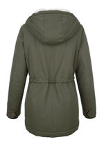 Funktionsjacke mit fester Kapuze 