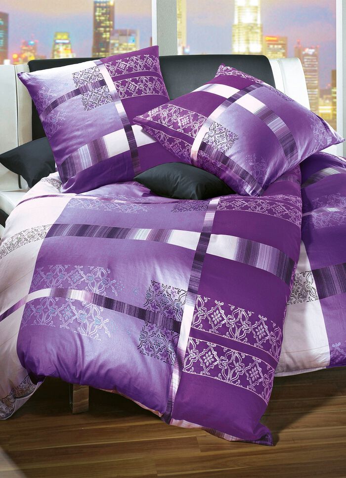 Bettw&auml;sche-Garnitur mit Rei&szlig;verschluss 