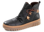 Gemini, modische Damen-Boots, Weite G, Winterschuhe,  mit herausnehmbarem Fussbett SCHWARZ