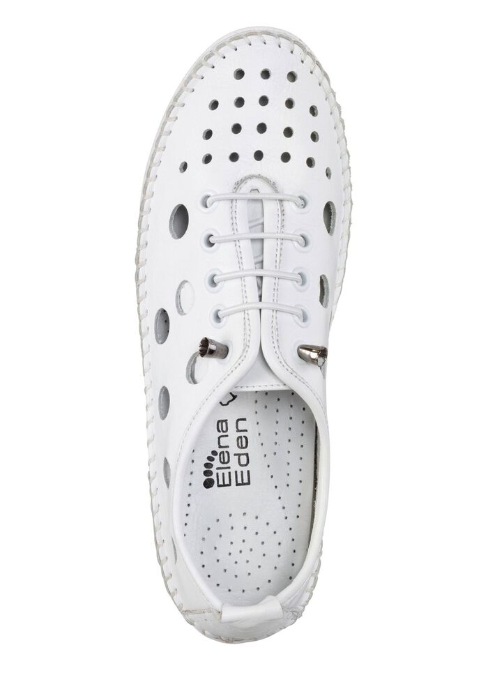 ELENA EDEN, sommerliche Damen-Slipper, Weite G, mit herausnehmbarem Fussbett 