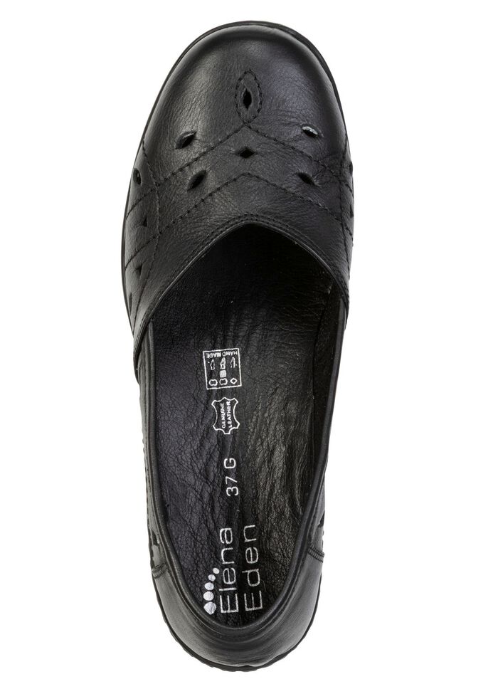 ELENA EDEN, bequeme Damen-Slipper, Weite H, mit herausnehmbarem Fussbett 