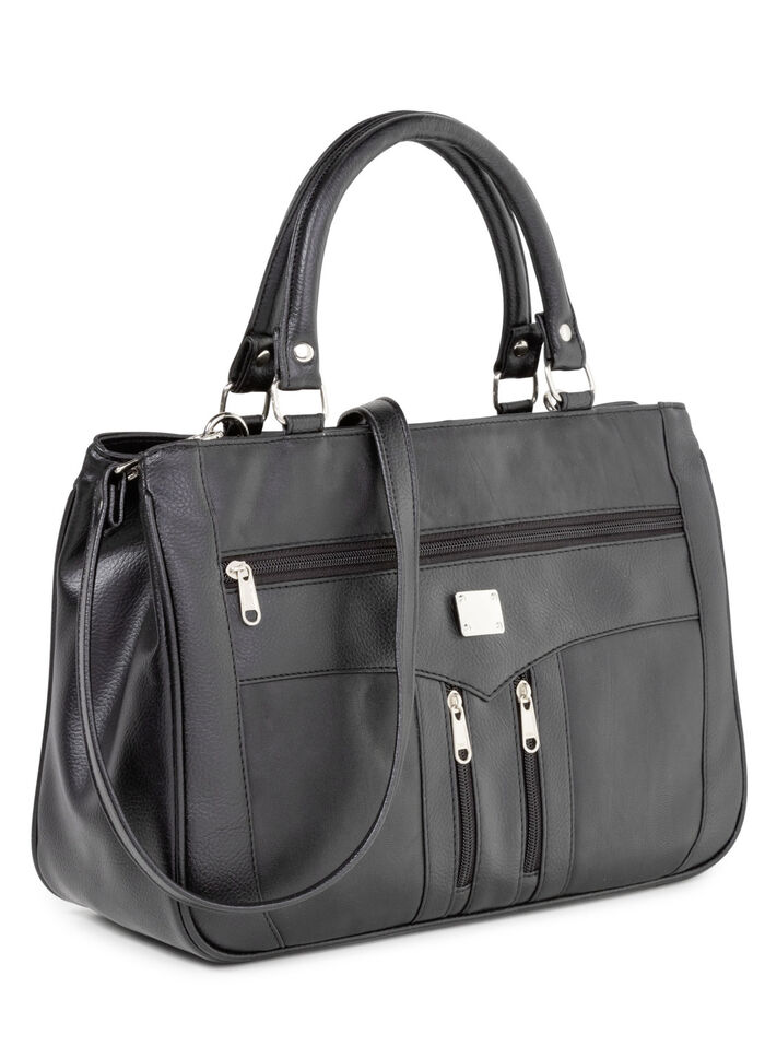 Laurina, Tasche, Damen, mit abnehmbarem, verstellbarem Umhängeriemen SCHWARZ