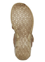 ELENA EDEN Sandale mit verstellbarer Klettspange COGNAC