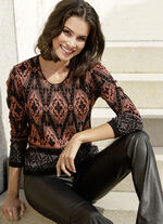Pullover mit edlem Glitzer 