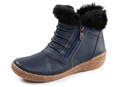 ELENA EDEN, gef&uuml;tterte Damen-Boots, Winterschuhe, Weite G, mit herausnehmbarem Fussbett 