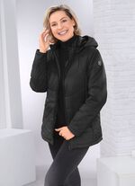 Jacke mit Rei&szlig;verschlusstaschen SCHWARZ