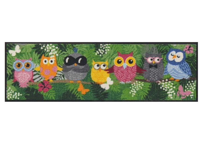 Fussmatte &laquo;Eulen&raquo; BUNT