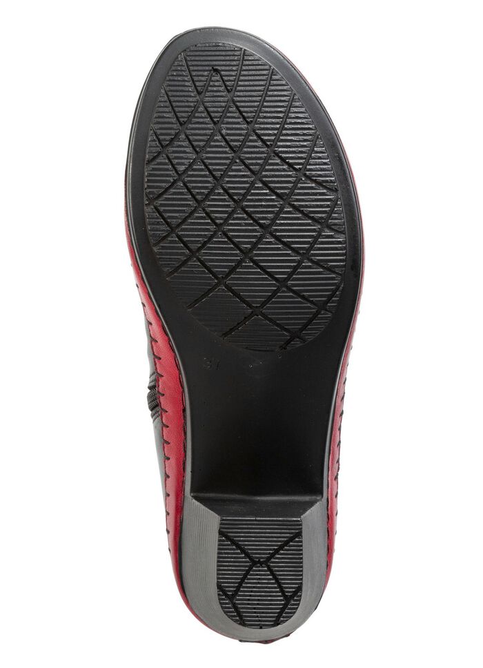 Gemini Stiefelette aus Rind-Nappaleder mit Kontraststreifen 