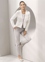 Jersey-Blazer mit Hakenverschluss 