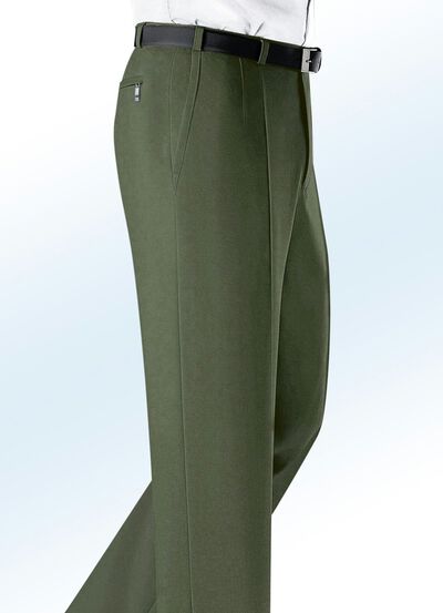«Klaus Modelle»-Hose mit Seitentaschen in 5 Farben OLIV