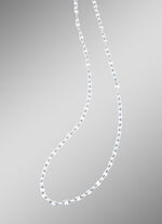 Schlichte Halskette in Weissgold 