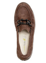 Waldläufer Loafer aus Veloursleder BRAUN