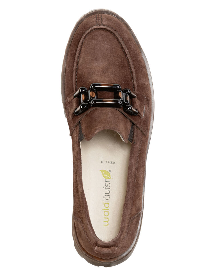 Waldläufer Loafer aus Veloursleder BRAUN