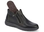 GINO GALANTE, atmungsaktive Herren-Boots, Winterschuhe, mit Reißverschluss MOKKA
