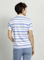 Poloshirt mit Kontrast-Rippenbündchen 