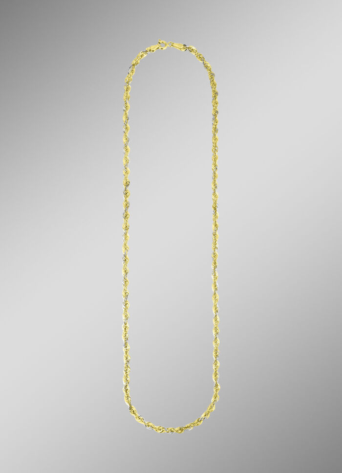 Stilvolle Kordelketten-Garnitur aus Gold 585/- fein 