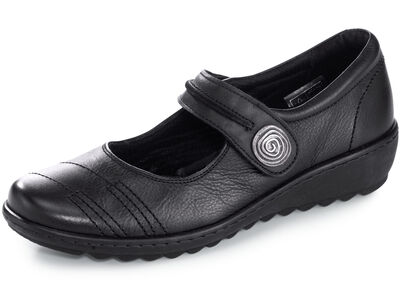 Slipper mit herausnehmbarem Lederfussbett, Weite G 