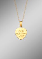 Anh&auml;nger &laquo;Schutzengel&raquo; mit Diamantschnitt 