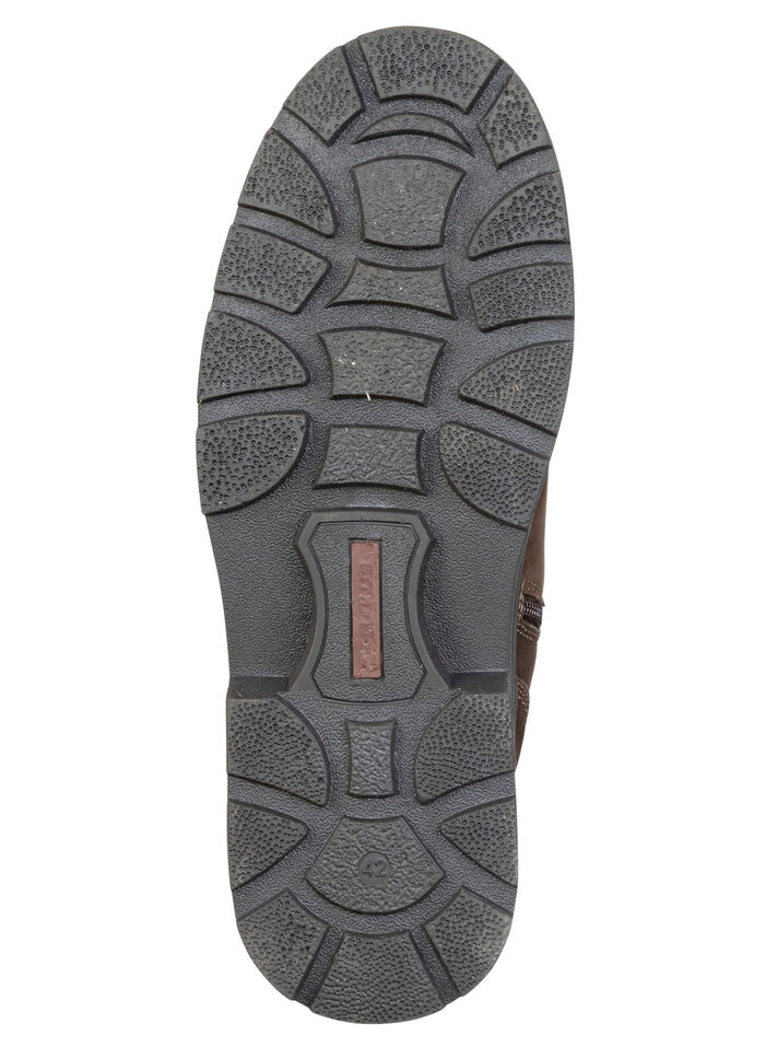 GINO GALANTE, gefütterte Herren-Stiefel, Winterschuhe, mit Lammfell BRAUN