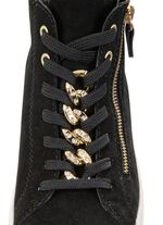 Remonte Bootie mit funkelnder Zierkette an der Schn&uuml;rung 