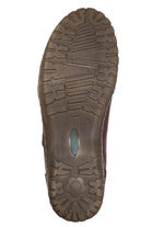 ELENA EDEN, bequeme Damen-Schnürschuhe, Weite G, mit herausnehmbarem Fussbett BURGUND