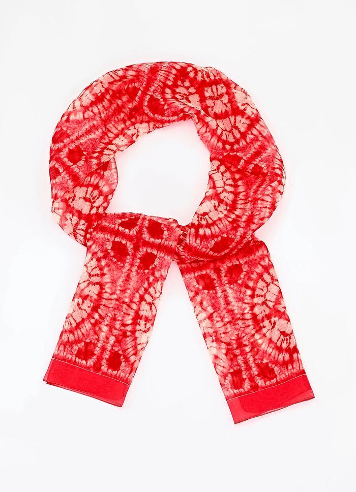 Schal in Batik-Optik 