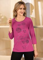 Shirt mit effektvollem Druck in 3 Farben 