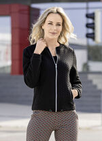 Blusenjacke mit Stehkragen 