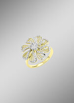 Damenring im Blumendesign 