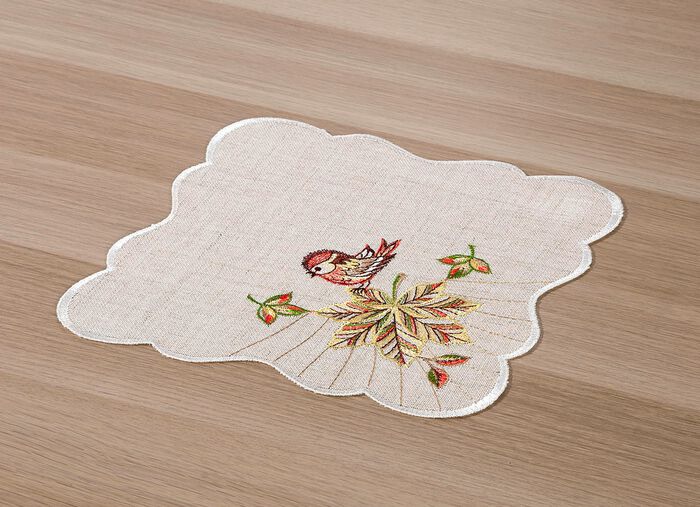 Hochwertige Tisch- und Raumdekoration in Leinenoptik 