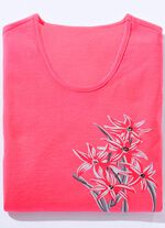 Nachthemd mit platziertem Druck und kurzen &Auml;rmeln 