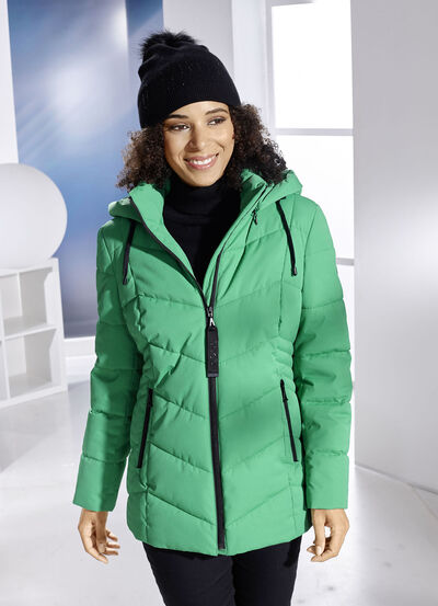 Jacke mit Reißverschlussleiste 