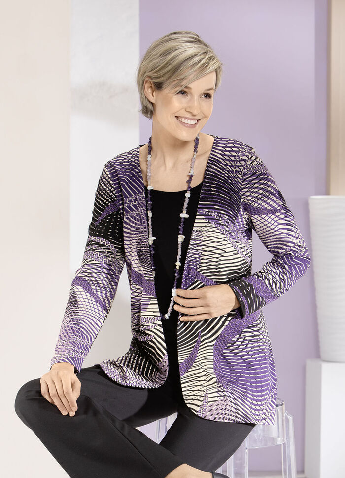 Shirt in Jacken-Optik 