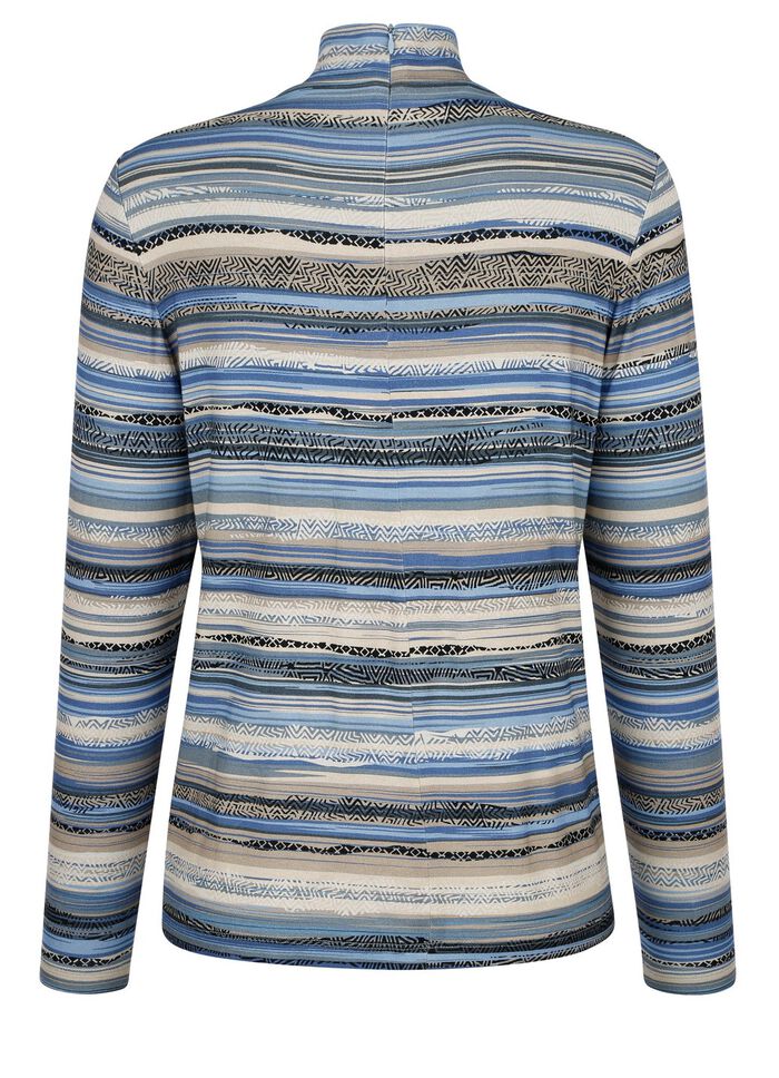 Shirt mit kurzem Reissverschluss 