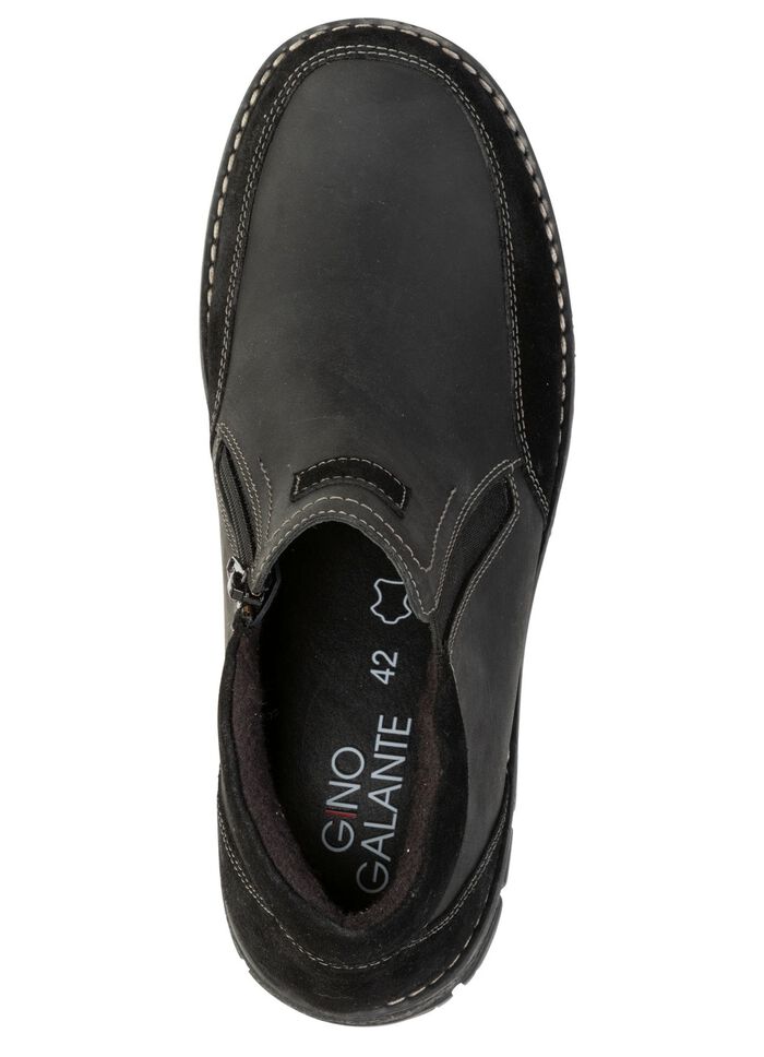 GINO GALANTE, klassische Herren-Boots, mit herausnehmbarem Fussbett SCHWARZ