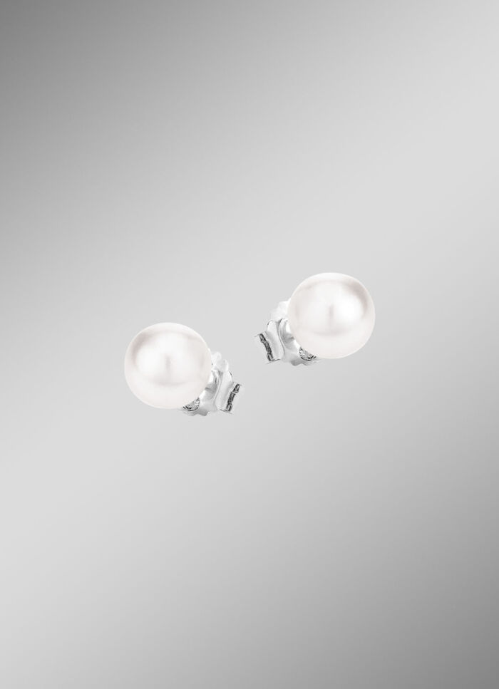 Ohrstecker mit Süsswasser-Zuchtperlen 