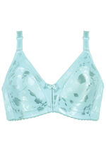 Naturana Minimizer-BH mit dezent glänzendem Floraldruck AQUA