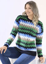 Pullover in Jacquard-Dessin 
