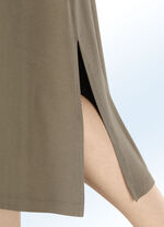 Rock in interessanter Wickeloptik KHAKI