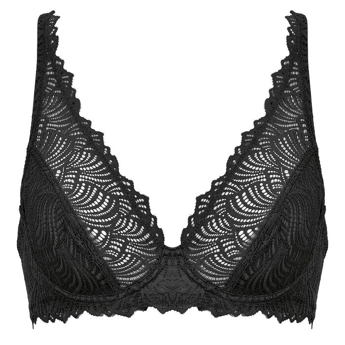 Naturana Bügel-BH aus elastischer Spitze 