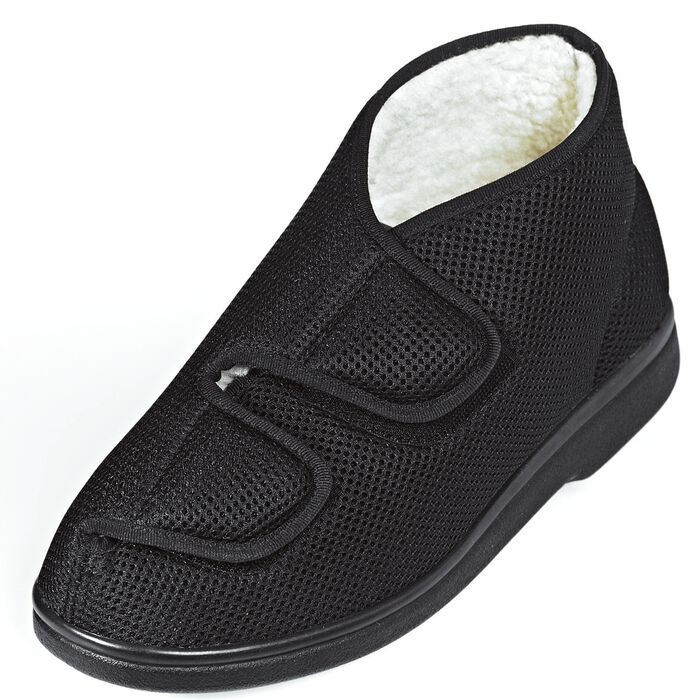 Wohlfühlschuh Gentle Walk mit Wollfutter SCHWARZ